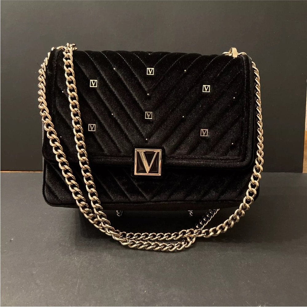 Never used VS velvet structured purse